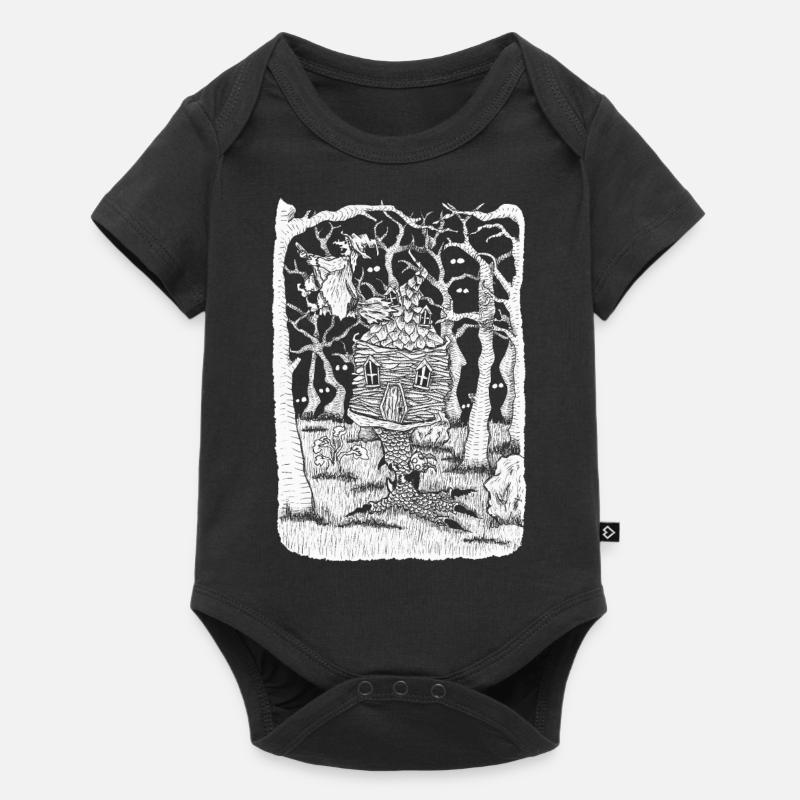 Witch - Body à manches courtes Premium Bébé - noir
