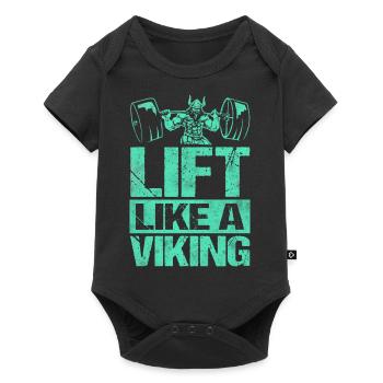 Lift Like A Viking Training Like Vikings - Baby Premium short-sleeve bodysuit - black - Front