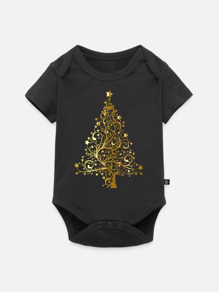 Gold Gran - Baby Premium Kurzarmbody - Schwarz