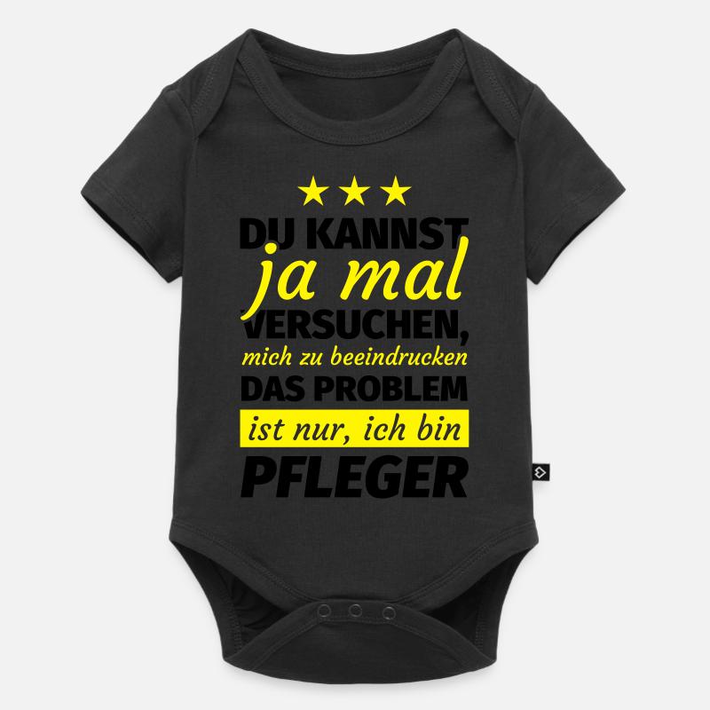 Pfleger Geschenk - Baby Premium Kurzarmbody - Schwarz