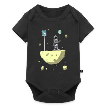 Next stop: Planet Earth - Baby Premium short-sleeve bodysuit - black - Front