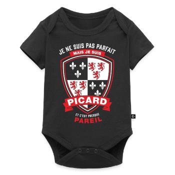 Picard Parfait - Body à manches courtes Premium Bébé - noir - Devant