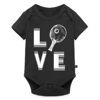 Tennis de table - Body à manches courtes Premium Bébé - noir - Devant