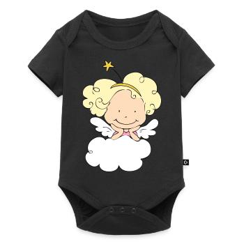 Little angel smile - Baby Premium short-sleeve bodysuit - black - Front
