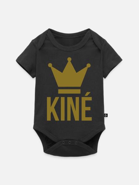 Kiné - Baby Premium Kurzarmbody - Schwarz