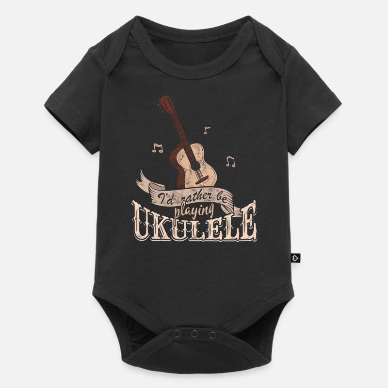 ukulélé - Body à manches courtes Premium Bébé - noir