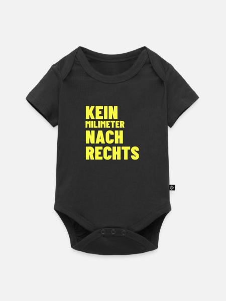 Gegen Rechts - Baby Premium Kurzarmbody - Schwarz