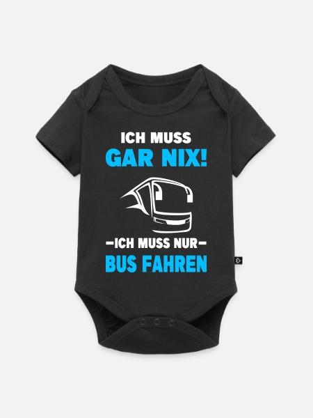 Busfahrer Bus Berufskraftfahrer Schulbus Reisebus - Baby Premium Kurzarmbody - Schwarz