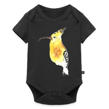Wiedehopf Ornithologist - Baby Premium short-sleeve bodysuit - black - Front