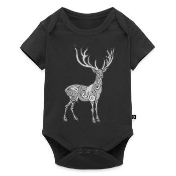 Hirsch Vikings - Body à manches courtes Premium Bébé - noir - Devant