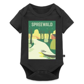 Spreewald Vintage - Baby Premium short-sleeve bodysuit - black - Front