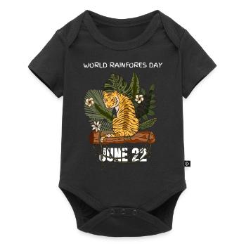 World rainforest day june 22 - Baby Premium short-sleeve bodysuit - black - Front