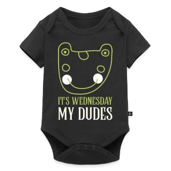 It is Wednesday my dudes! It's wednesday my dudes - Baby Premium short-sleeve bodysuit - black - Front