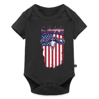 Texas - Body à manches courtes Premium Bébé - noir - Devant
