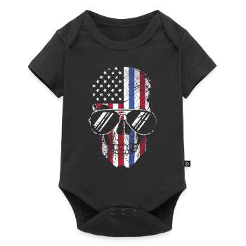 America - Baby Premium short-sleeve bodysuit - black - Front