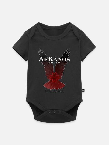 Arkanos Präludium - Baby Premium Kurzarmbody - Schwarz