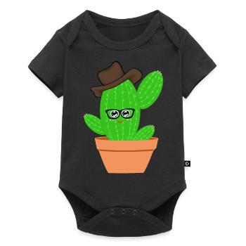 Cactus plant - Baby Premium short-sleeve bodysuit - black - Front