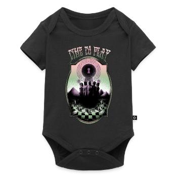 Cérémonie rituelle de la fête de Satan d’Halloween Temps de jeu - Body à manches courtes Premium Bébé - noir - Devant