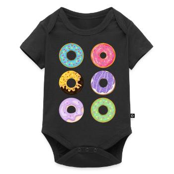 donut group - Baby Premium short-sleeve bodysuit - black - Front