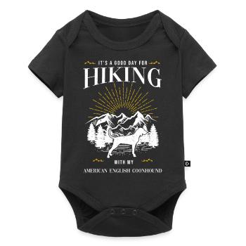 American English Coonhound - Baby Premium short-sleeve bodysuit - black - Front