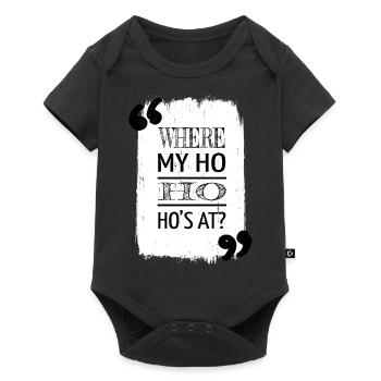 present idea geek comic dinosaur lover dork - Baby Premium Kurzarmbody - Schwarz - Vorne