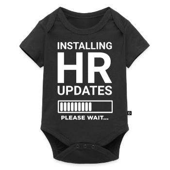 Installing HR Updates Please Wait - Baby Premium short-sleeve bodysuit - black - Front