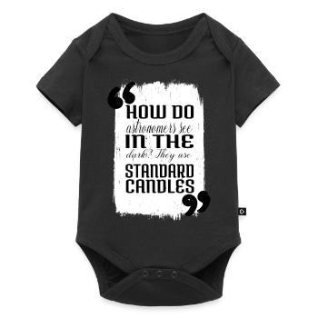 funny sayings astronomy tshirt bday gift idea art - Baby Premium Kurzarmbody - Schwarz - Vorne