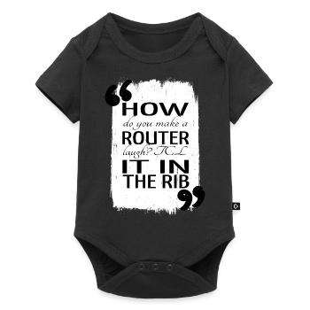 Frontend Developer Informatics Nurse Girl - Baby Premium short-sleeve bodysuit - black - Front