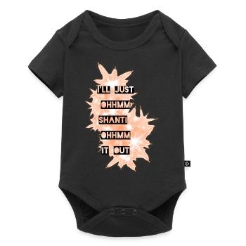 Ohm - Baby Premium Kurzarmbody - Schwarz - Vorne