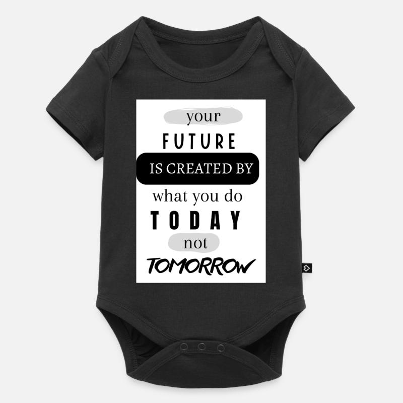 Votre avenir - Body à manches courtes Premium Bébé - noir