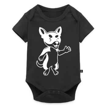 DOG CAT PET - Baby Premium short-sleeve bodysuit - black - Front