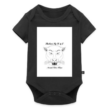 Panthera By B&J Techno Artists Logo - Body à manches courtes Premium Bébé - noir - Devant