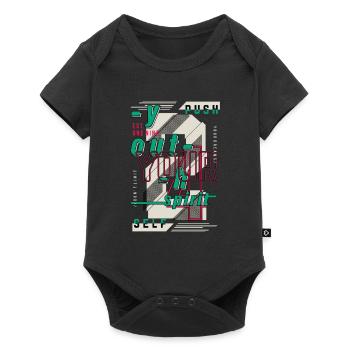 Push out your self - Baby Premium short-sleeve bodysuit - black - Front