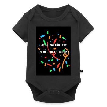Lustige Karneval Kostüme & Fasching Shirts - Baby Premium Kurzarmbody - Schwarz - Vorne