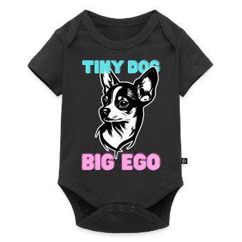 Chihuahua - Small Dog, Big Pride Funny - Baby Premium short-sleeve bodysuit - black - Front