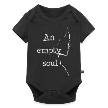 « Une âme vide » - Body à manches courtes Premium Bébé - noir - Devant