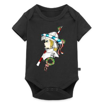 Landshuter Hochzeits-Ritter - Baby Premium Kurzarmbody - Schwarz - Vorne