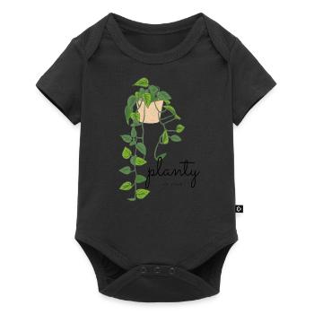 planty d’amour - Body à manches courtes Premium Bébé - noir - Devant