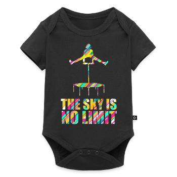 The Sky is No Limit Trampoline - Baby Premium short-sleeve bodysuit - black - Front