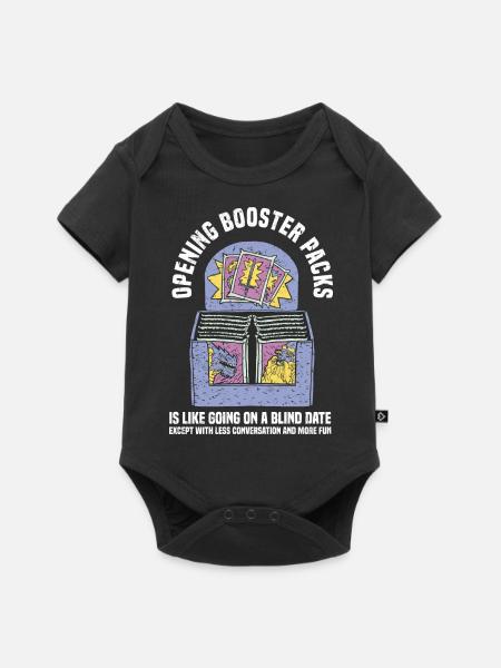 Trading Cards - Baby Premium Kurzarmbody - Schwarz