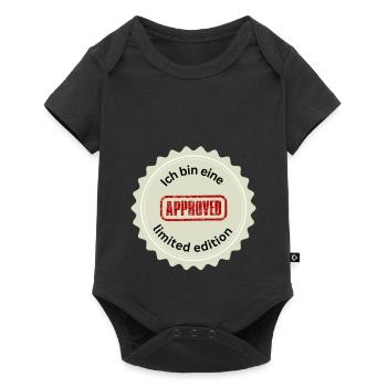 Ich bin eine limited edition - Baby Premium Kurzarmbody - Schwarz - Vorne