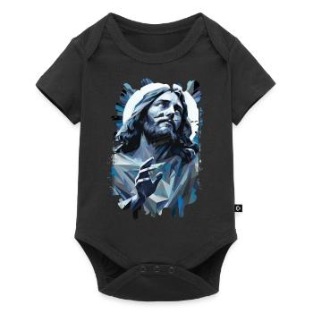 Jésus Bible Religion Chrétienne Croix Chrétienne Chrétienne - Body à manches courtes Premium Bébé - noir - Devant