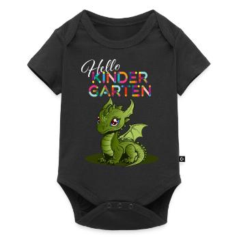 Hello Kindergarten - Baby Premium short-sleeve bodysuit - black - Front