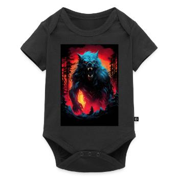 Werewolf Werwolf - Baby Premium Kurzarmbody - Schwarz - Vorne