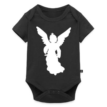 Angel Protector Guardian Angel Christmas Xmas - Baby Premium short-sleeve bodysuit - black - Front