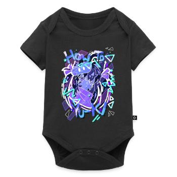 How To YuKI - Baby Premium Kurzarmbody - Schwarz - Vorne