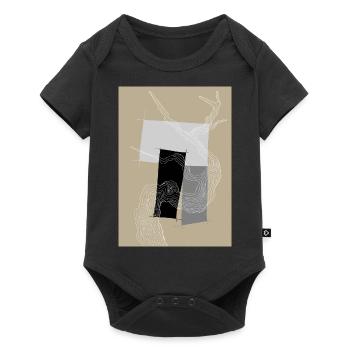 Weisser Baum - Baby Premium Kurzarmbody - Schwarz - Vorne