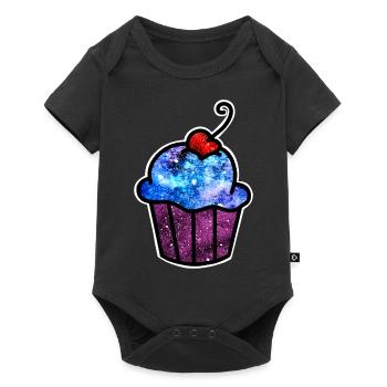 Cosmic Cupcake - Baby Premium short-sleeve bodysuit - black - Front