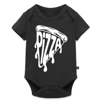 Pizza - Funny Pizza Quote Tshirt - Baby Premium short-sleeve bodysuit - black - Front