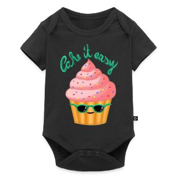 Gâteau-le facilement - Body à manches courtes Premium Bébé - noir - Devant